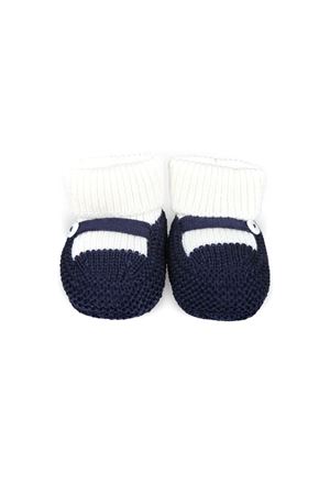 White and blue wool slippers LITTLE BEAR KIDS | 9132LATTEBLU